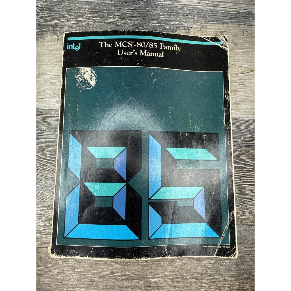 Intel MCS-80/85 Family User's Manual 1986 Computer Computing Book